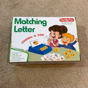 Matching letter game
